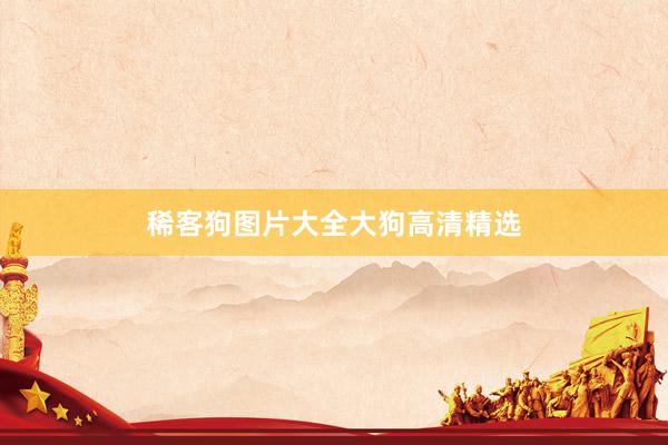 稀客狗图片大全大狗高清精选